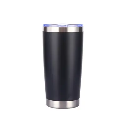 20 oz Çift Katmanlı Vakumlu Araba Bardağı, 304 Paslanmaz Çelik Termos - 6