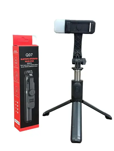 Toptan İnternet ünlüsü uzun cep telefonu selfie çubuğu güzellik ışığı mini döner standlı Bluetooth akıllı kamera tripod - 10