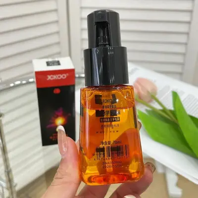 JCKOO Moroccan Hair Oil Leave-In Serum, Against Split Ends and Frizz - 5
