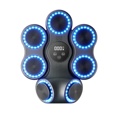 Yeni akıllı Bluetooth müzikli boks makinesi hedefi, iç mekan elektronik hedefi, boks ringi hedefi, boks duvar hedefi, boks antrenman cihazı - 6