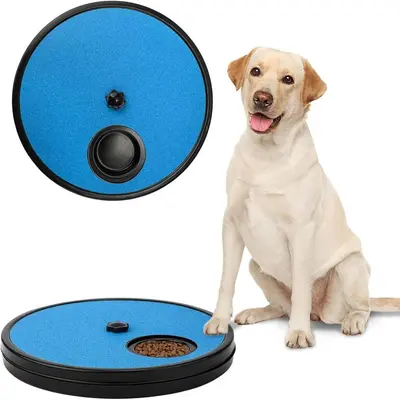 Drehbares Kratzbrett für Katzen und Hunde mit Schleifpapier, Slow-Feeder-Spielzeug - 6