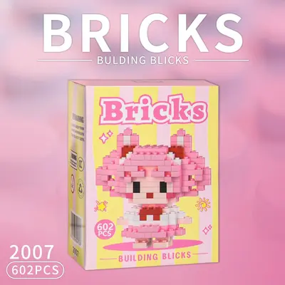 Yapı taşı oyuncak karikatür figür, erkek çocuk eğitici - 13