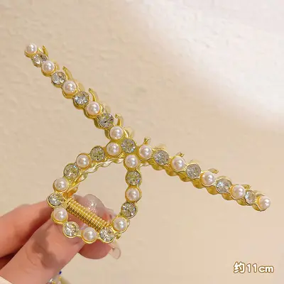 Haarklammer aus Metall mit Hai-Motiv, große Haarspange für den Hinterkopf, Internet-Star-Haarspange für Damen, Haarschmuck zum Großhandelspreis - 12