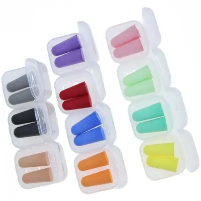 PU Foam Earplugs, Noise Reduction, Slow Rebound