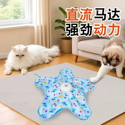 Automatic Cat Hunting Tunnel with Star Play Plate, Smart Cat Toy
