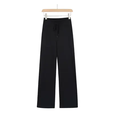 LULU Throwback Still kadın yüksek bel düz paça yoga pantolonu, büzgülü, kalça kaldırıcı - 7