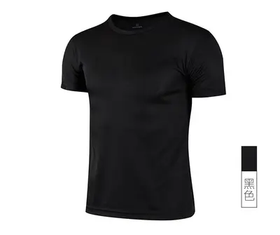 Quick-Drying Sports T-Shirt, Round Neck, Short Sleeve, Plus Size - 11