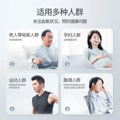 Fingertip Pulse Oximeter, Heart Rate, Sleep and Blood Oxygen Saturation Monitor