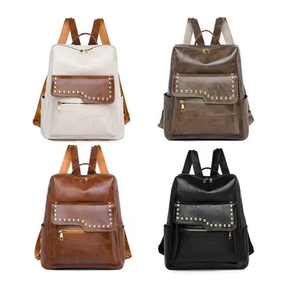 Women's Retro Backpack, Versatile Casual Outdoor Travel Bag - 5