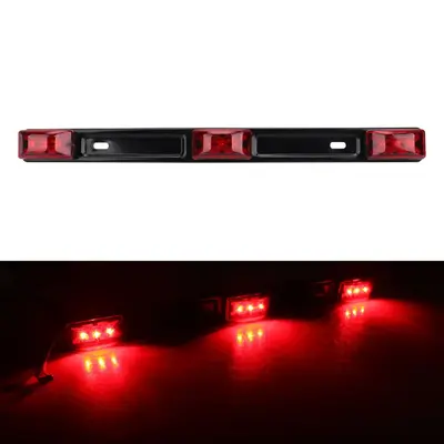 Truck Tail Light 9 LED 12V Red, Pickup High Mount Brake Light