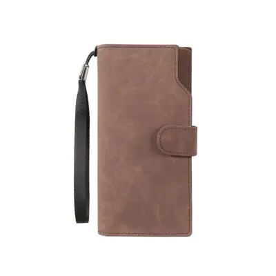 Men's Long Zip Large-Capacity Wallet, Clutch Style - 5