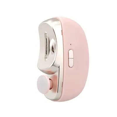 Elektrische Nagelschere mit leichtem Schleifer, tragbare Nagelschere, Mini-Babynagelschere mit Quetschschutz, elektrische Nagelschere, Nagelpolierer