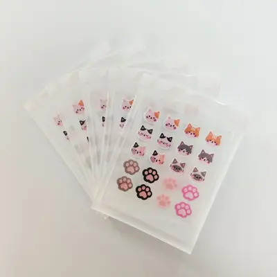 Cartoon Cat Hydrocolloid Acne Patch, Pink Concealer Protective Patch for Girls - 7