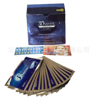 3DWHITE 3D-Zahnaufhellungsstreifen, Fleckenentfernung, Premium-Verpackung - 5