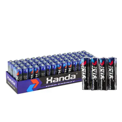 AA Carbon Zinc Dry Battery 1.5V, Size 5 and 7 R6 Batteries
