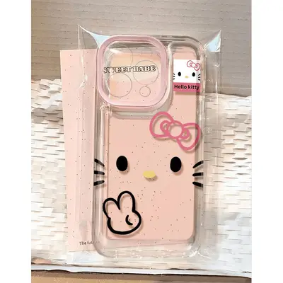 Apple 16 Pro Max kedi desenli telefon kılıfı iPhone 15 sevimli 14, 13, 12/X transparent