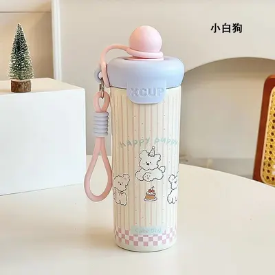 316 Paslanmaz Çelik Termos Kahve Bardağı, 500 ml Büyük Kapasite, Taşınabilir - 9
