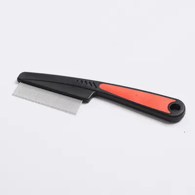 Self-Cleaning Pet Grooming Comb with One-Click Button for Cats and Dogs - 13