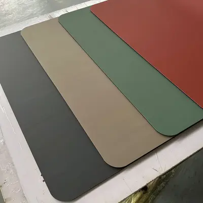高弹力抗皱磨砂PU天然橡胶瑜伽垫防滑耐磨抗撕拉工厂生产直销供货
