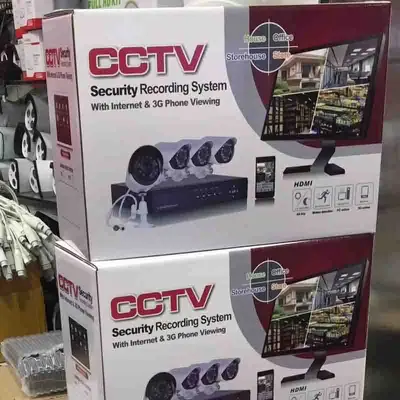 AHD 4 kanallı gözetim kamerası 500GB sabit diskli kit - 4
