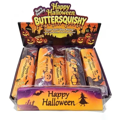 Halloween-Butterstick-Quetschspielzeug aus PU, langsam rückstellend