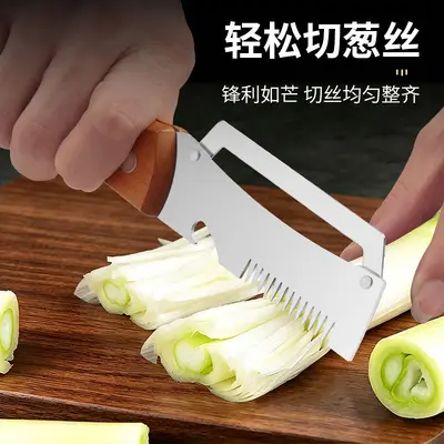 多功能削皮刀不锈钢削皮器刮皮厨房专用水果打瓜刨木柄甘蔗刀加厚 - 4