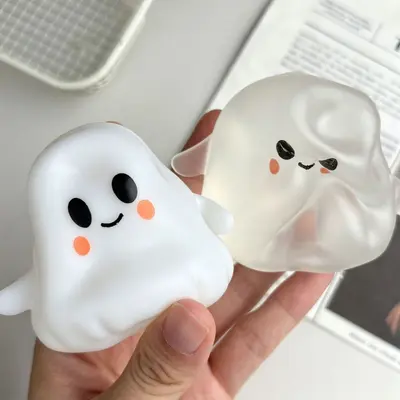 Halloween Ghost and Devil Squishy Toy, Coconut Oil Vaseline Stress Ball