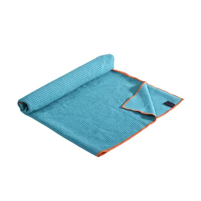 Yoga matı havlusu, mikrofaser, kaymaz, taşınabilir - 6