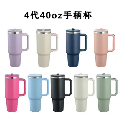 40oz Handle Car Cup, Large Capacity Stainless Steel Thermos for Outdoor Use - 2