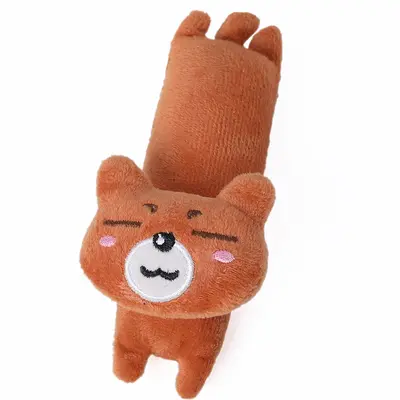 Wholesale of Amazon's most popular short plush assorted cartoon cat toys and cat food ingredients containing catnip.