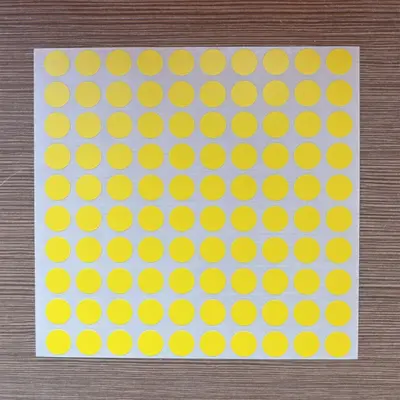 Xinhong Renkli Yuvarlak Nokta Sticker Yuvarlak Etiket Kağıdı Sınıflandırma Sticker 16 Renk Renkli İşaretleme Sticker Yapışkanlı Etiket - 10