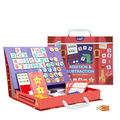 跨境爆款幼儿童玩具 磁力数字拼图女孩礼品男孩益智启蒙早教玩具