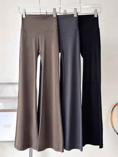 Kadın Yüksek Bel Şarkılı Yoga Pantolonu
