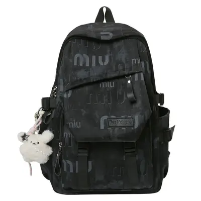 Lightweight Fashionable New Model Backpack 2026 Large Capacity Graffiti Student Backpack Casual Trendy Daily Commute School Bag - 6