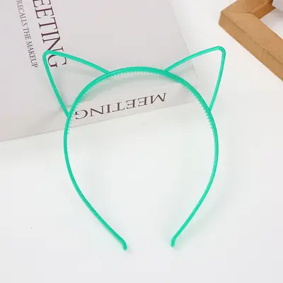 Fluorescent Cat Ear Headband, Glow-in-the-Dark Plastic for Kids - 8