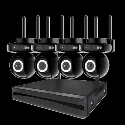 3MP/5MP Top Makinesi WIFI Kablosuz İzleme Seti 4 yollu 8 yollu Güvenlik Ekranlı NVR Seti Kablosuz CCTV Toptan - 5
