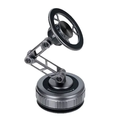 Vacuum Suction Three-Axis Foldable Magnetic Car Phone Holder - 6