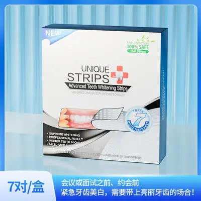3D Teeth Whitening Strips, Natural Cleaning Formula - 6