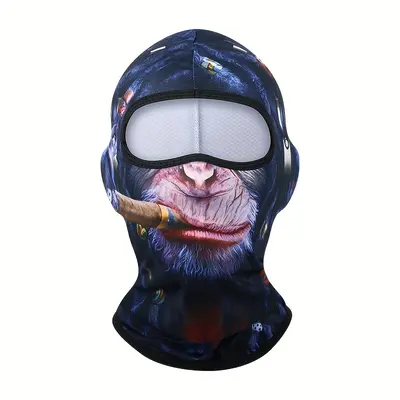 Men's cycling balaclava and neck gaiter, windproof, quick-dry, sweat-absorbing - 7