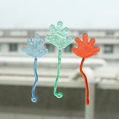 80s Nostalgia Stretchy Sticky Wall-Climbing Hand Toy