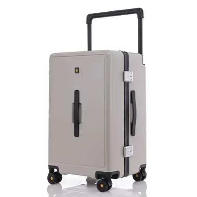 Wide Pull Handle New Style Luggage Suitcase Female 20 Inch Carry-On Trolley Suitcase with Password Lock Male 28 Inch Large Capacity Wheeled Suitcase with Customs Lock - 10