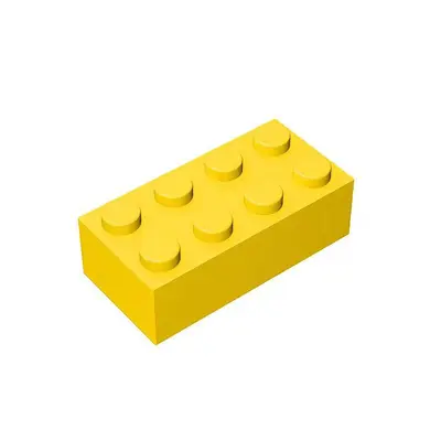 LEGO 3001 Uyumlu Kalın Tuğla Yapı Taşları, 2x4 Delikli, Küçük Parça - 11