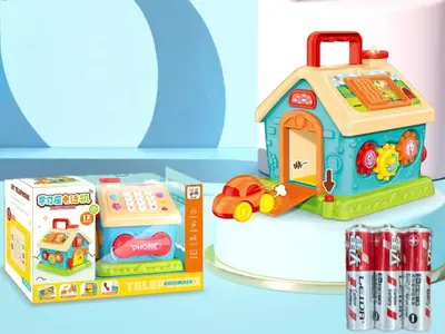 Baby Educational Six-Sided Activity Cube with Learning Phone Toy - 7