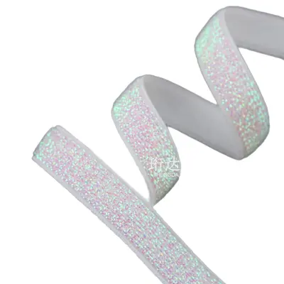 Elastic band, 0.6-1.0-2.0 cm, rainbow