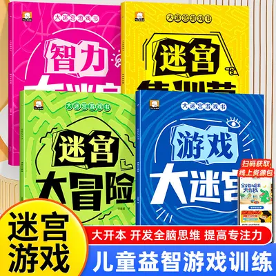 Maze Educational Book Ages 3-8 Activity - 1
