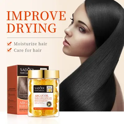 SADOER Nut Oil Anti-Frizz Hair Care Capsules