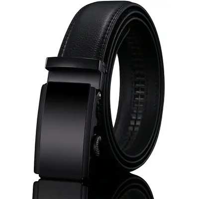 Men's Genuine Leather Automatic Buckle Luxury Belt Wholesale Simple Versatile Denim Belt Manufacturer - 10