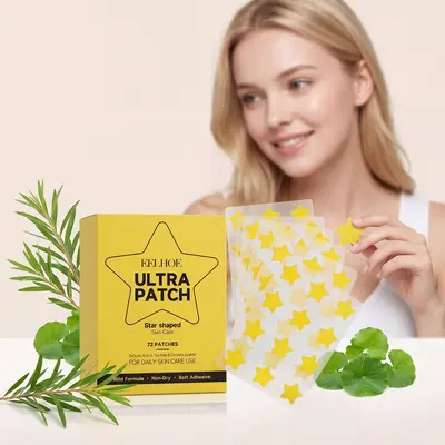 EELHOE Star-Shaped Skin Care Patch, Flexible and Skin-Friendly Acne Patch