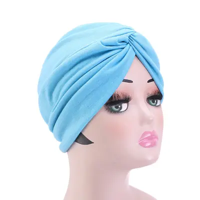Cotton Turban Hat, Twist Hat, Model TJM-163