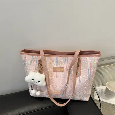 Women's Large-Capacity Tote Bag 2025, Minimal Style - 5